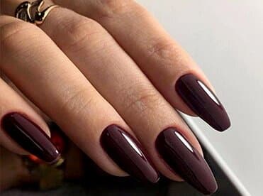 Acrilico Manicure Marrón