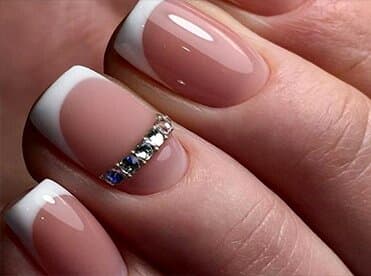French Nail con diseño
